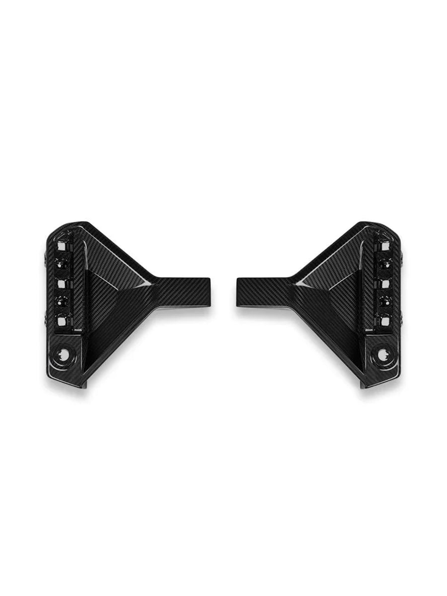 SQ Style Carbon Fiber Rear Bumper Trims - BMW G87 M2