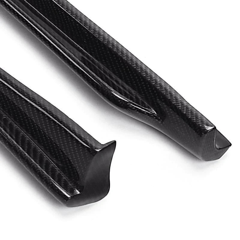 3D Style Carbon Fiber Side Skirt Extension - BMW F10 M5 & F10 5-Series M-Sport