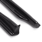 3D Style Carbon Fiber Side Skirt Extension - BMW F10 M5 & F10 5-Series M-Sport