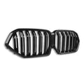 Dual Slat Grille Abs Gloss Black With M Stripes - BMW G06 F96