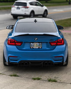 Psm Style Carbon Fiber Rear Diffuser With Splitters - BMW M3 F80 & M4 F82 / F83