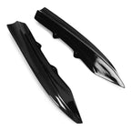 V Style Carbon Fiber Rear Canard Splitters - BMW F30 3 Series