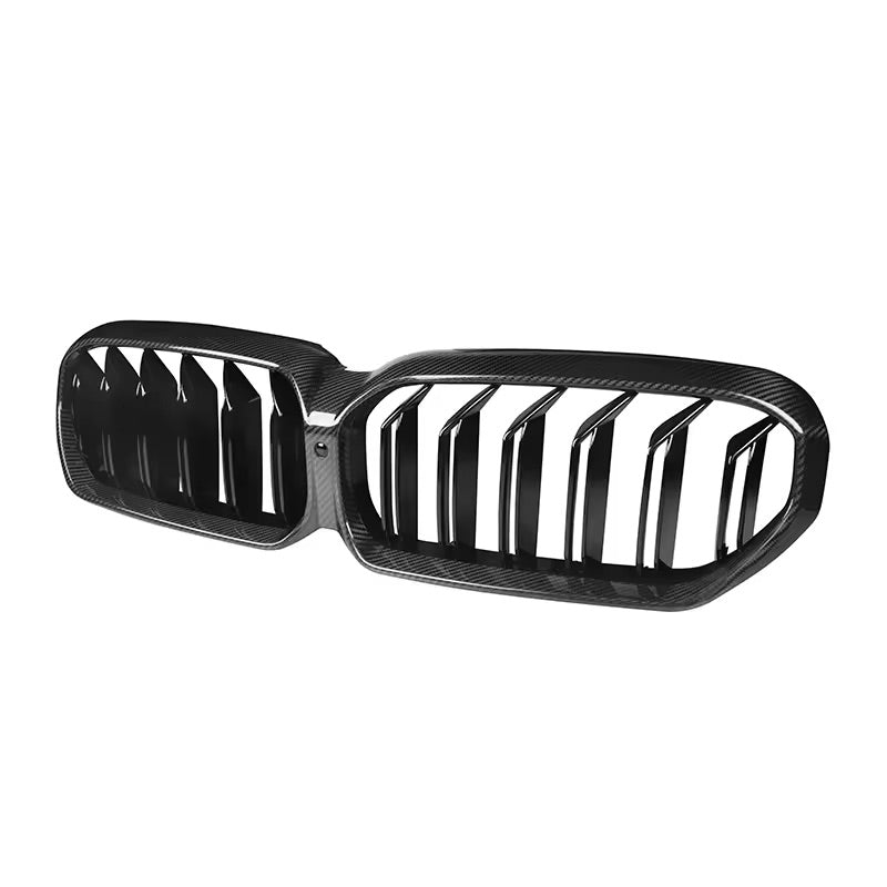 Slanted Slat Carbon Fiber Front Grilles - BMW G30 5-Series LCI