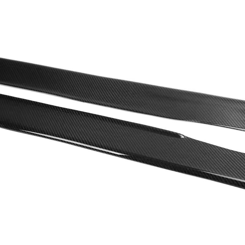 Mp Style Carbon Fiber Side Skirt Extension - BMW F30 M Sport