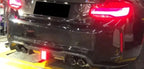 Carbon Fiber Rear Diffuser With Brake Light - BMW F87 M2C