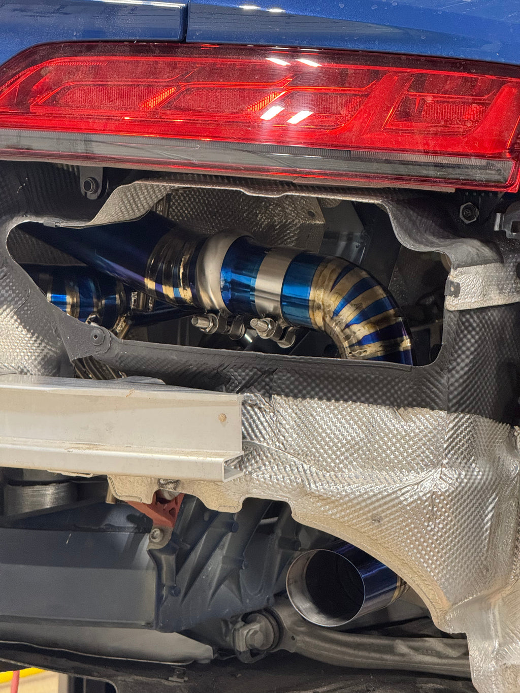 Project M Audi R8 Titanium F1 Exhaust System