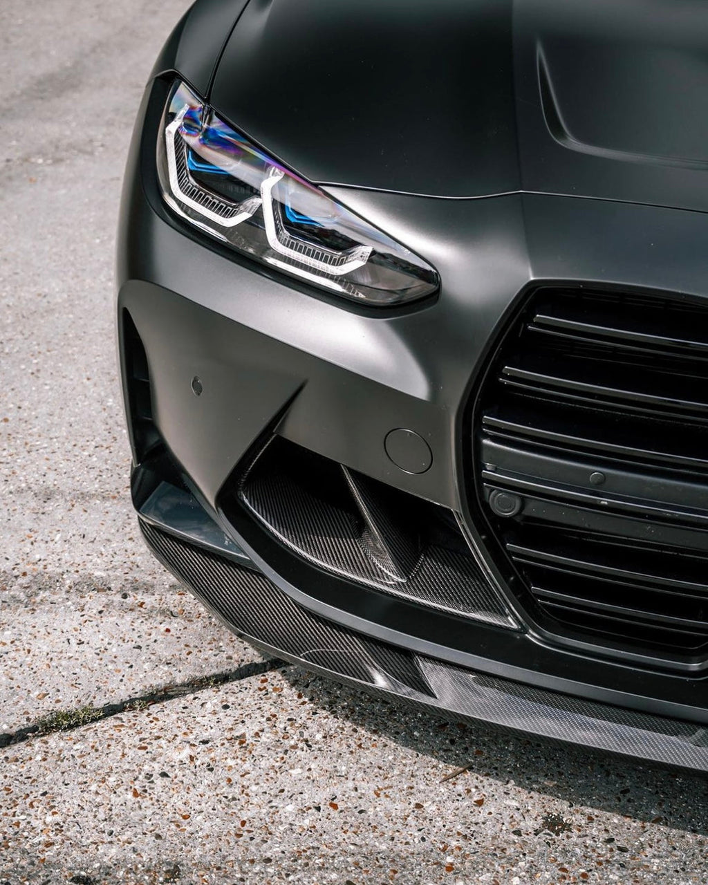 MHC Style Carbon Fiber Front Lip - BMW G80 M3 & G82 / G83 M4