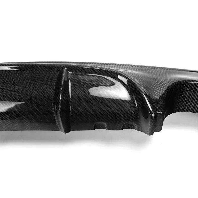 Mp Style Carbon Fiber Rear Diffuser Left And Right Dual Out - BMW F22 2 series M SportM Sport M235i
