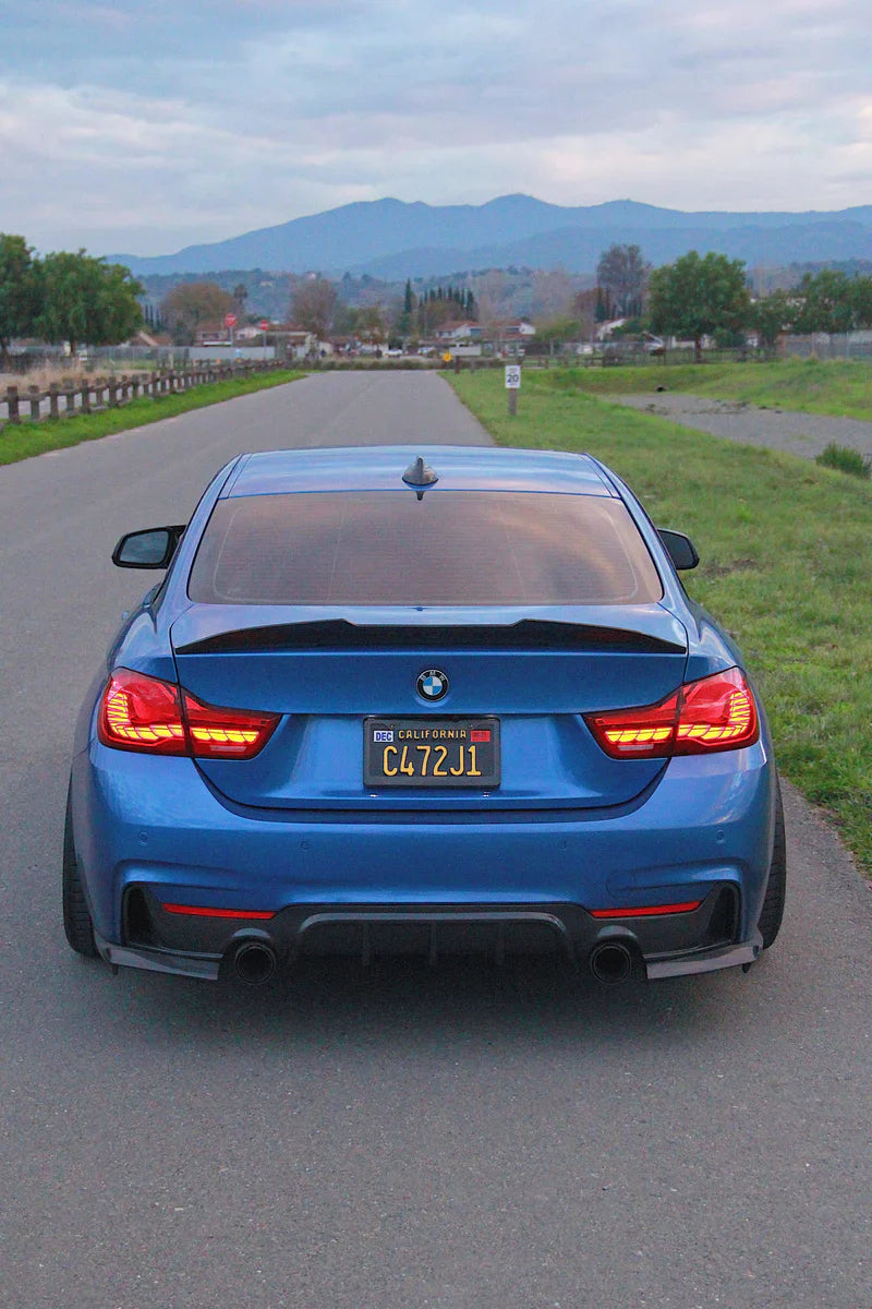 Mp Style Carbon Fiber Rear Diffuser - BMW F32 F33 F36 4 Series M Sport