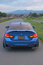 Mp Style Carbon Fiber Rear Diffuser - BMW F32 F33 F36 4 Series M Sport