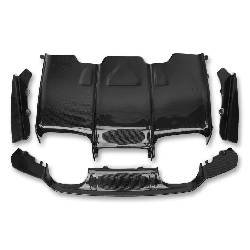 Psm Style Carbon Fiber Rear Diffuser With Splitters - BMW M3 F80 & M4 F82 / F83