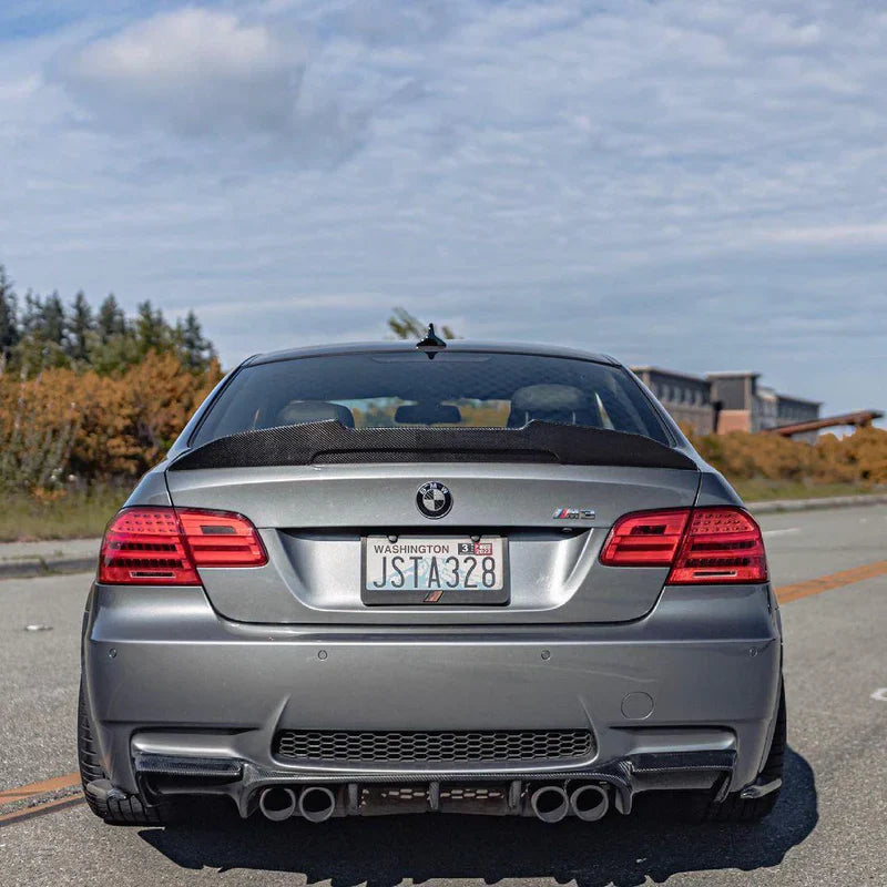 Psm Style Dry Carbon Fiber Rear Trunk Spoiler - BMW E93 E93 M3 Convertible