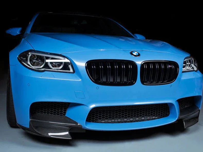 MP Style Carbon Fiber Front Lower Splitters - BMW F10 M5
