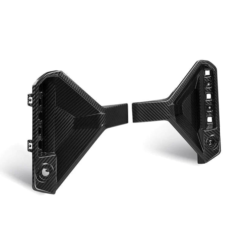 SQ Style Carbon Fiber Rear Bumper Trims - BMW G87 M2