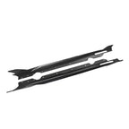 Sq Style Dry Carbon Fiber Side Skirt Extension - BMW G22 G23 4 Series 2 doors