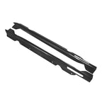 Sq Style Dry Carbon Fiber Side Skirt Extension - BMW G22 G23 4 Series 2 doors
