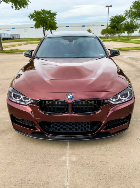 Ap Style Carbon Fiber Front Bumper Lip - BMW F30 M Sport