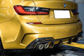 TK Style Carbon Fiber Rear Diffuser - BMW G20 / G28 3 Series