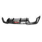 Tk Style Carbon Fiber Rear Diffuser With Brake Light - BMW G20 3 series 320i 330i M Sport