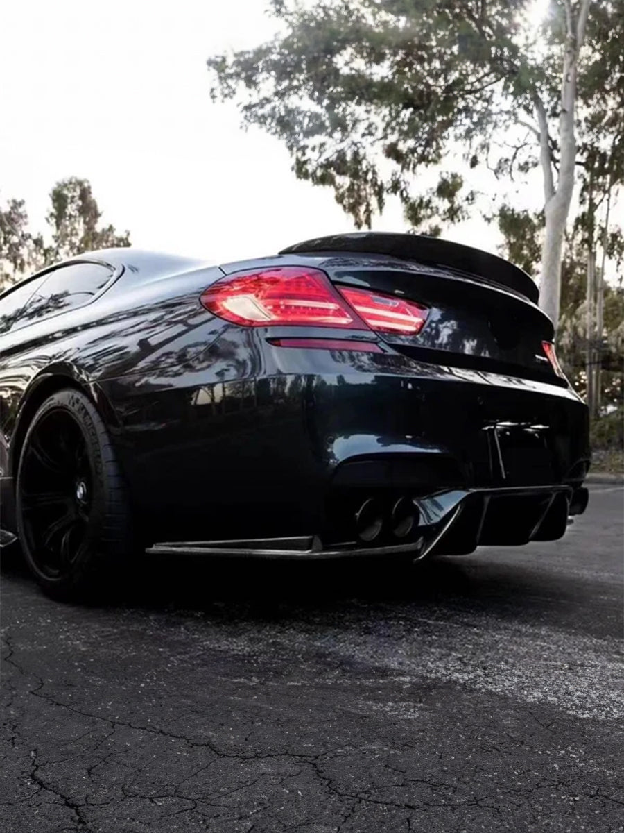 FD Style Carbon Fiber Rear Diffuser - BMW F12 F13 F06 M6 & 6 Series M Sport