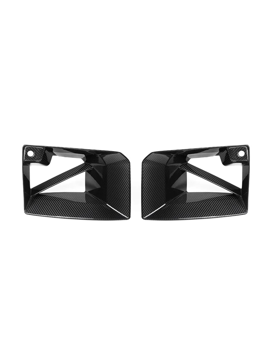 Mp Style Carbon Fiber Front Bumper Air Duct Replacement - BMW G87 M2