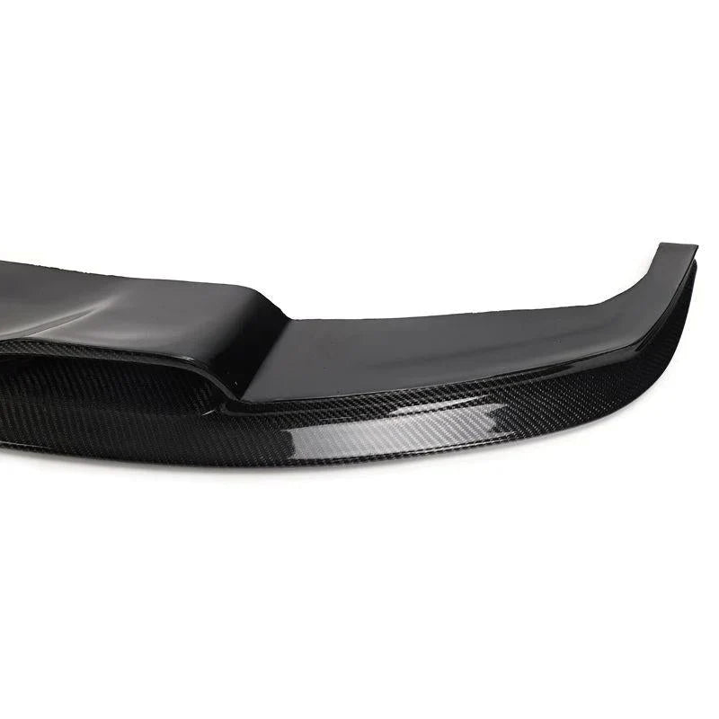 V Style Carbon Fiber Front Bumper Lip - BMW F30 M Sport