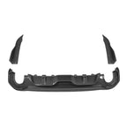 X Style Dry Carbon Fiber Rear Diffuser With Splitter - BMW G26 4 series Gran coupe