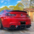 Psm Style Carbon Fiber Rear Trunk Spoiler - BMW F12 F13 F06 M6 & 6 Series Gran coupe