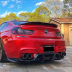 Psm Style Carbon Fiber Rear Trunk Spoiler - BMW F12 F13 F06 M6 & 6 Series Gran coupe