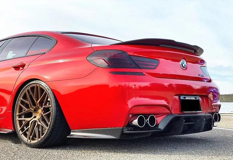 Psm Style Carbon Fiber Rear Trunk Spoiler - BMW F12 F13 F06 M6 & 6 Series Gran coupe