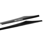 V Style Carbon Fiber Side Skirt Extension - BMW F12 F13 F06 M6 & 6 Series M Sport