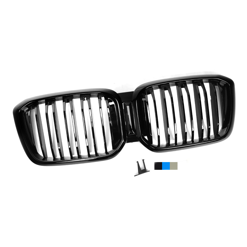 Dual Slat Grille Abs Gloss Black - BMW G01 G02 F97 F98 X3 X4 X3M X4M
