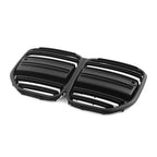 Dual Slat Grille Abs Gloss Black - BMW G22 G23 4 Series 2 doors