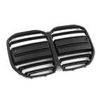 Dual Slat Grille Abs Gloss Black - BMW G22 G23 4 Series 2 doors