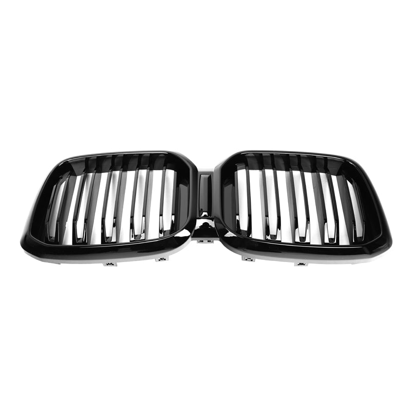 Dual Slat Grille Abs Gloss Black - BMW G01 G02 F97 F98 X3 X4 X3M X4M
