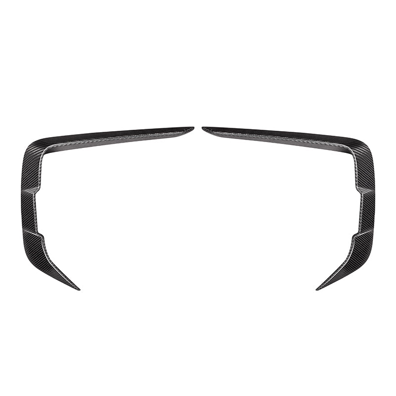 X Style Dry Carbon Fiber Front Bumper Upper Splitter - BMW G14 G15 G16 8 series M Sport